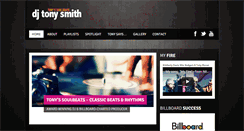 Desktop Screenshot of djtonysmith.com